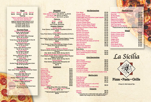 Sicilia Pizza - Clayton - Menu & Hours - Order Delivery